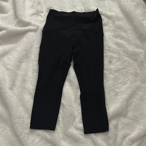 kids black ivivva capris leggings